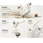 【Brand+】Global Version realme Buds Air 7 52dB Smart Active Noise Cancellation 12.4mm Deep Bass Driver BT5.4 360° Spatial