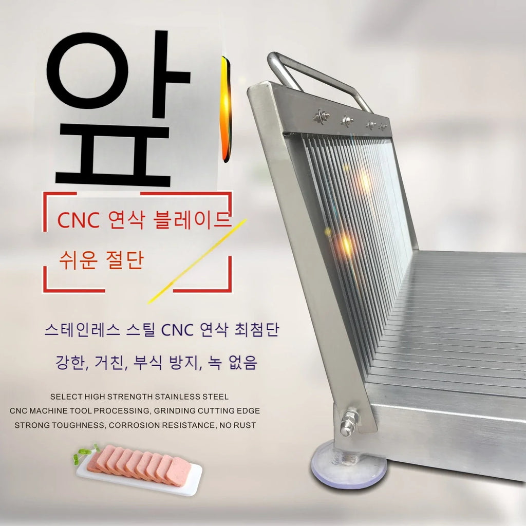 Manual Slicer Slicing Hand Pressure Thickened Stainless Steel Double-blade Sharp Cooked Food Slicer Cutter Food Processor