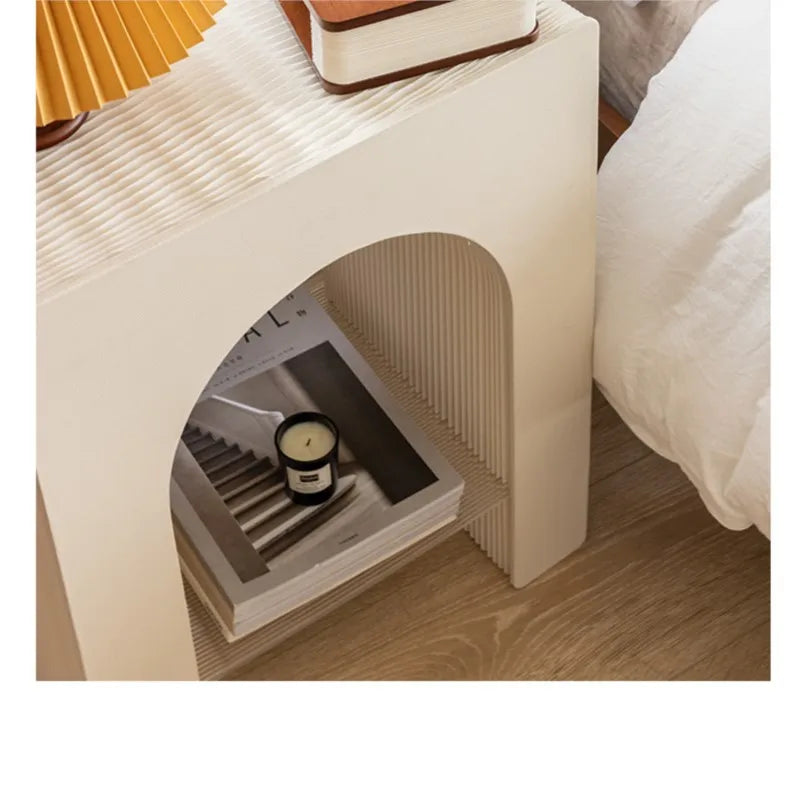 Side Table Side Cabinet Small Coffee Table Light Luxury Home Creative Mini Side Table Bedside Shelf Small Table Furniture Fold
