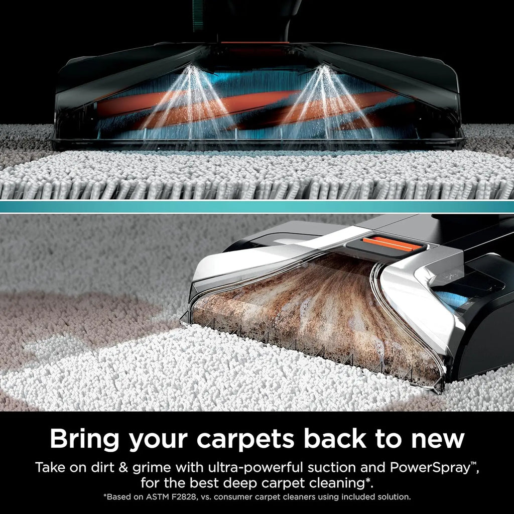Shark EX201 CarpetXpert Upright Carpet, Area Rug & Upholstery Cleaner with StainStriker, Built-in Spot & Stain Cleaner, Perfect