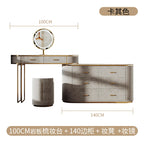 Girl Garden Vanity Table Bedroom Mirror Modern Bathroom Dressing Table Jewelry Organizer Mesa De Maquillaje Trendy Furniture