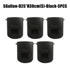 5/10Gallon Felt Plant Grow Bags Nonwoven Fabric Garden Potato Pot Greenhouse Vegetable Growing Bags Moisturizing Vertical Tools