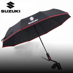Car Automatic Folding Windproof Sunshade Umbrella For Suzuki S-Cross Swift SX4 Vitara Jimny Grand-Vitara Alto Ciaz Accessories