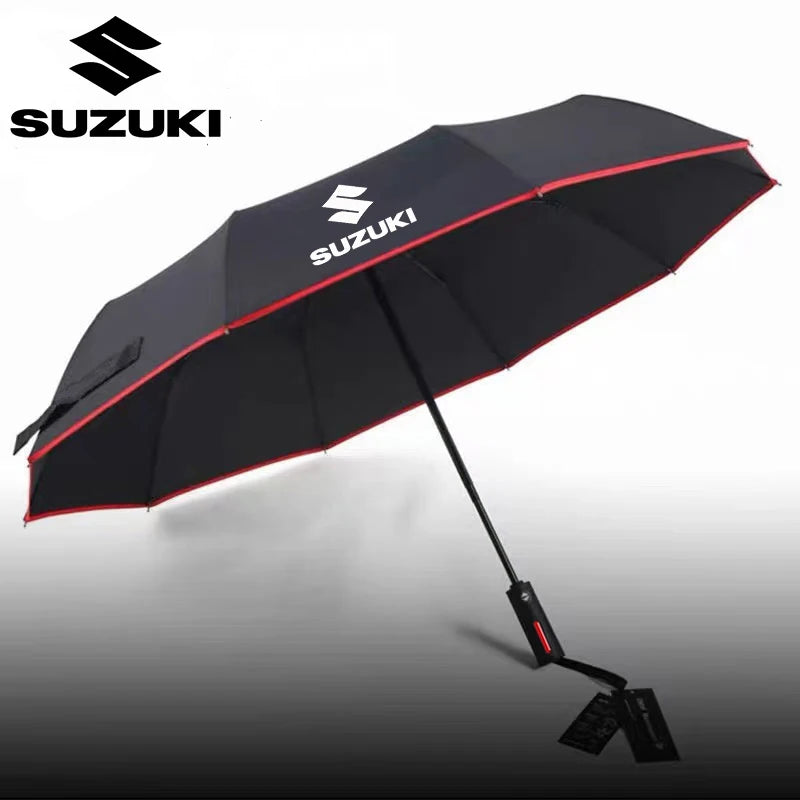 Car Automatic Folding Windproof Sunshade Umbrella For Suzuki S-Cross Swift SX4 Vitara Jimny Grand-Vitara Alto Ciaz Accessories