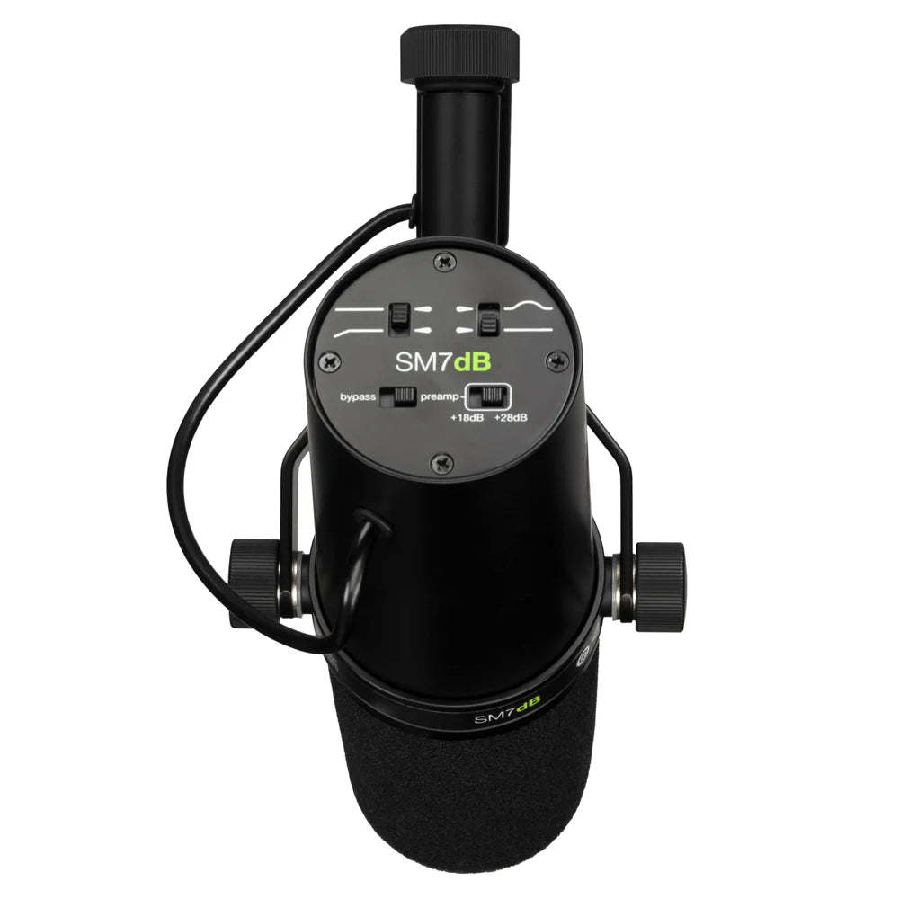 SM7dB SM7B Professional Dynamic Vocal Microphone with Built-in Preamplifier for Live Streaming Recording Studio & Podcast
