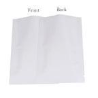 Multi Size Smell Proof Storage Bags Matte Black Open Top Tear Notch Pouches Vacuum Heat Sealing Aluminum Foil Mylar Package Bags