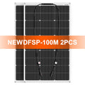 DOKIO 18V 100W/200W/400W Flexible Solar Panels Waterproof Monocrystall