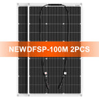 DOKIO 18V 100W/200W/400W Flexible Solar Panels Waterproof Monocrystall