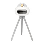 Mini Stroller Fan, Automatic Oscillating Fan, 1200mAh Battery Powered
