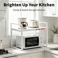 Expandable Kitchen Cabinet Organizer Multi Level Layered Storage Rack for Seasonings Dishes Spices Plates Space Saving Home