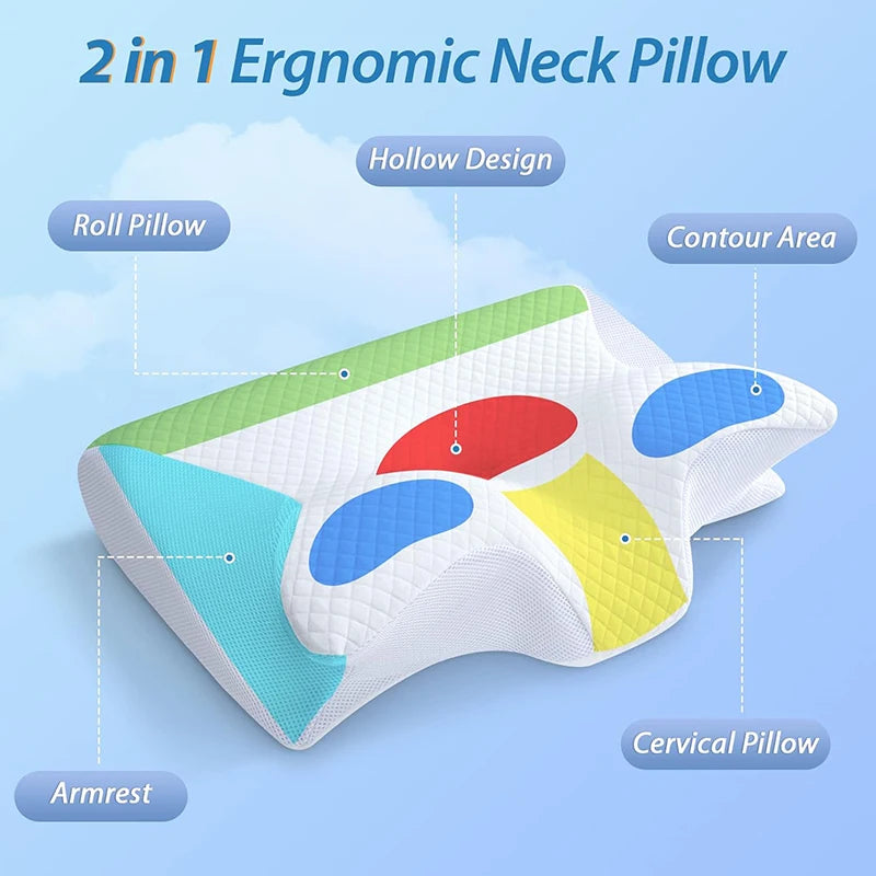 Ergonomic Memory Foam Pillow