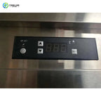 Hotel Kitchen 2 Glass Door Stainless Steel Display Deep Commercial  Refrigerator