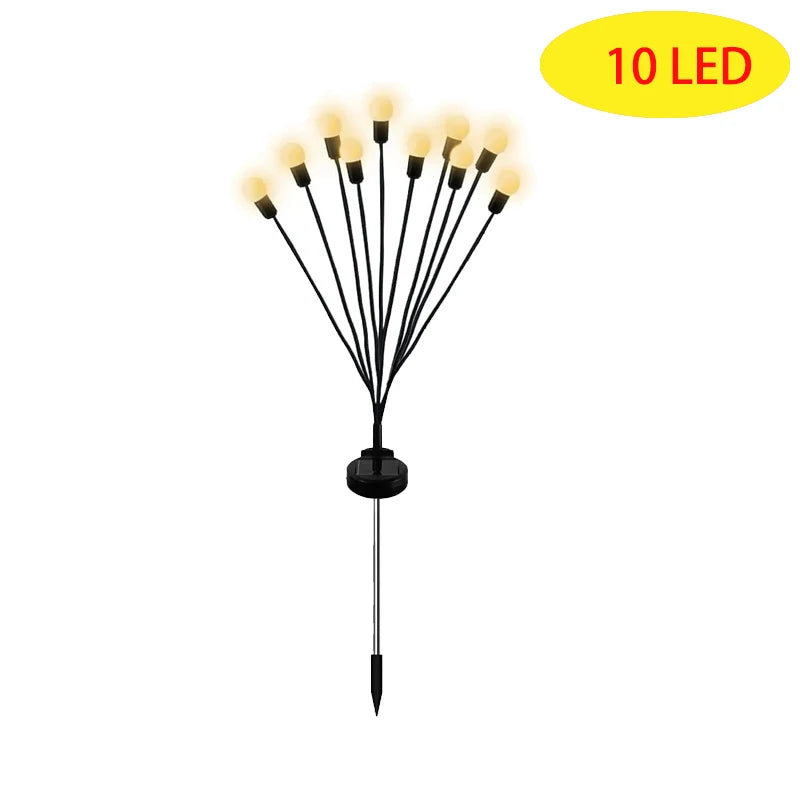 Solar Lights Outdoor LED Garden Light Solar Firefly Light Garden Decor Solar Lawn Lamp For Garden Yard Decor