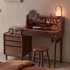 Wood Cosmetics Vanity Table Bedroom Makeup Mirror Desk Study Luxury Dressing Table Modern Organizer Penteadeira Home Furniture