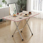 Furniture Simple Household Small Apartment Folding Table Eating Table Student Study Dormitory Portable Parallel Bars Ground Mark