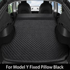 For Tesla Model 3 Model Y 2017-2025 Inflatable Air Mattress Outdoor Camping Inflatable Special Suede Fabric Car Travel Bed