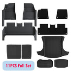 Fully Protection Floor Liners For 2024 2025 Tesla Model 3 Highland Floor Mats with Door Sill Protector Front Rear Cargo Liner