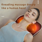 Shiatsu Neck & Back Massager Pillow - Electric Heating & Vibration for Car/Home | AlluCanFind