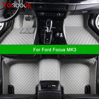 YOGOOGE Custom Car Floor Mats For Ford Focus MK3 2012-2018 Auto Carpets Foot Coche Accessorie