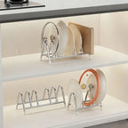 Stainless Steel Pot Lid Rack Multi-functional Cutting Board Rack Chopping Board Rack Tray Storage Rack Kitchen,Organizer Kitchen