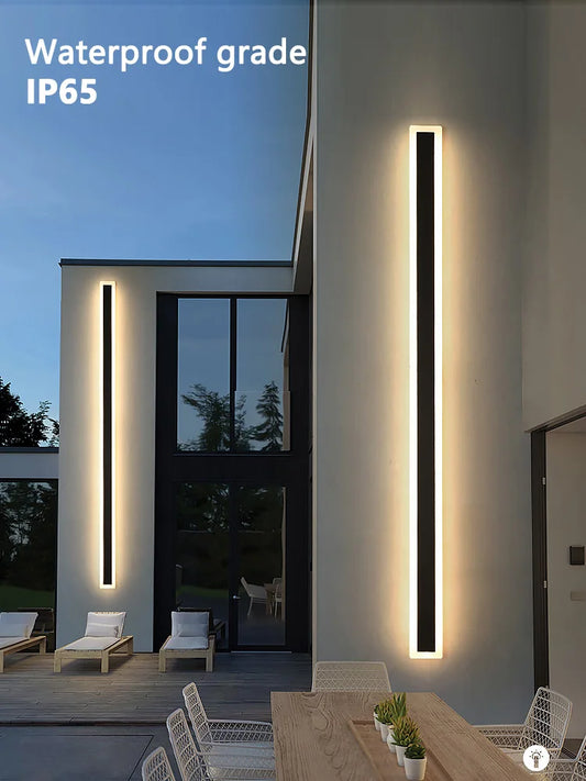 Outdoor LED Wall Lamp - Long, IP65 Waterproof, for Garden, Balcony, Entrance, Staircase | AlluCanFind