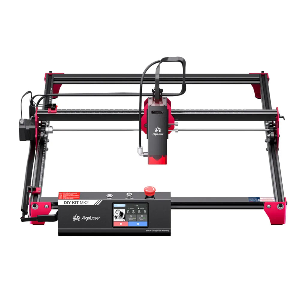 AlgoLaser Laser Engraver DIY KIT MK2 10000mW, Laser Cutter with 3.5" Touch Screen and AlgoOS High Precision Laser Engraving Tool