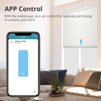 Zemismart Matter Over Thread Smart Roller Shade Blinds Motor Built in Battery for 38mm Tube Homekit Google Home Smartthings App