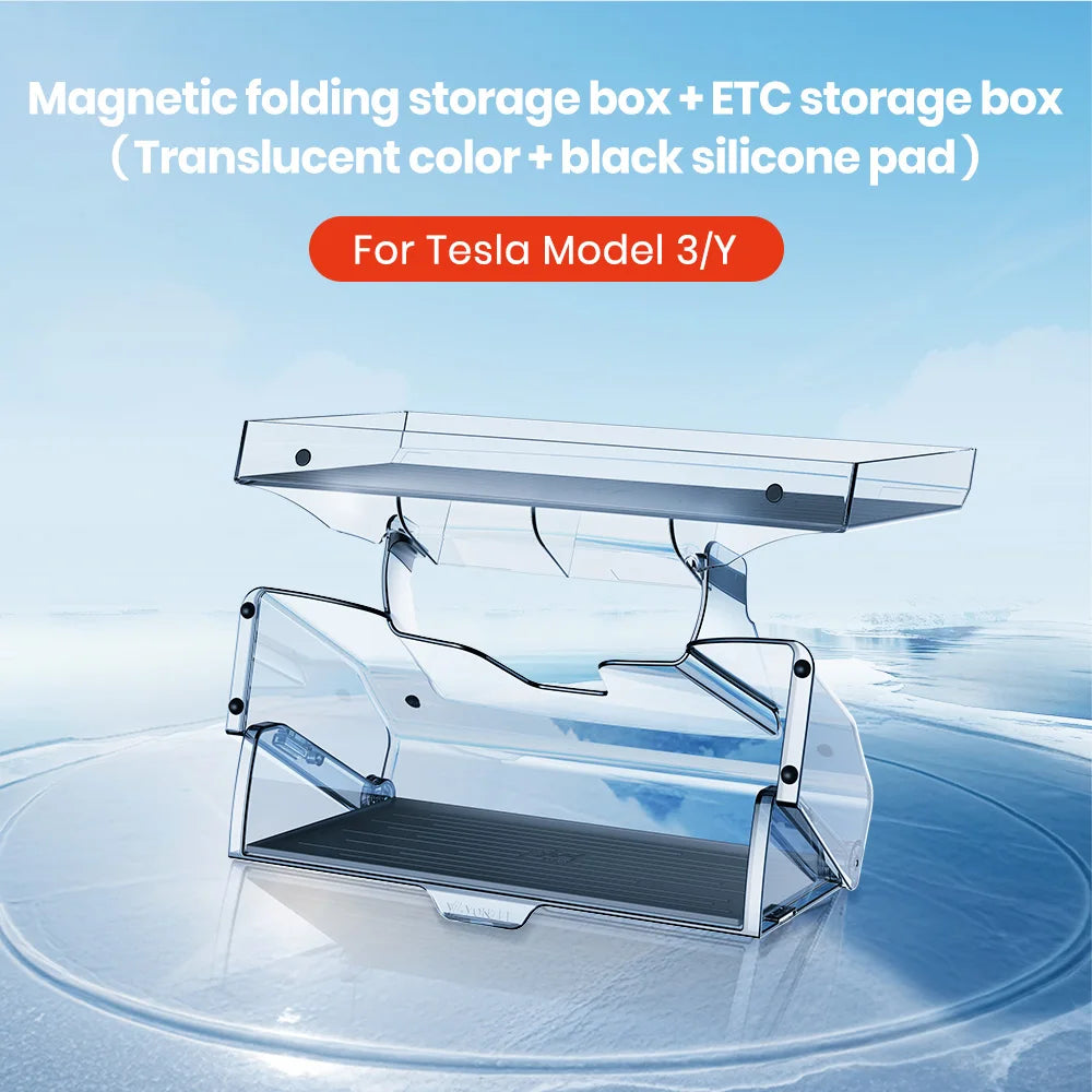 YZ For Tesla Model 3 Y Highland 2021-2024 Organizer Accessories central control screen storage box tissue box storage accessorie