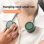 USB Mini Portable Fan Outdoor Cold Fan Hands Free Neck Fan Hanging Rec