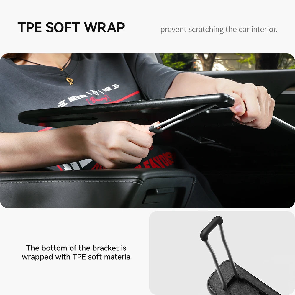 Tesla Model 3 / Y / X / S (2018-2025) Steering Wheel Laptop Tray & Food Desk