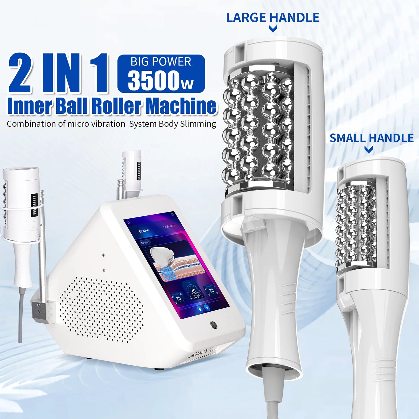 2 in 1 EMSzero Muscle Relaxation Fat Removal 5D Massage Roller Electromagnetic Muscle Trainer for Salon | AlluCanFind