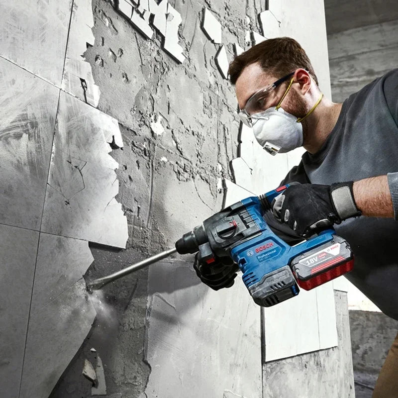 BOSCH GBH 185-LI Professional Brushless Rotary Hammer Impact Drill SDS PLUS 18V Rechargeable Concrete Electric Hammer GBH185-LI