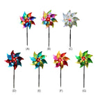 5/10PCS Bird Repeller Reflective Windmill Pinwheel Bird-Scaring Windmill Spinner for Garden Lawn Yard Decor and Keep Birds Away