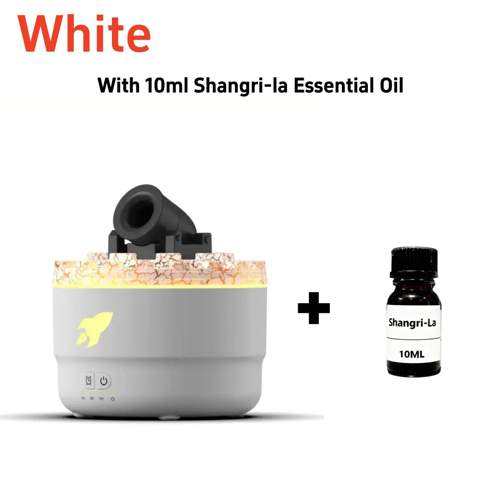 2025 New Creative Fort Aromatherapy Machine Household Lava Crack Humidifier Hotel Essential Oil Diffuser Aromatherapy Machine