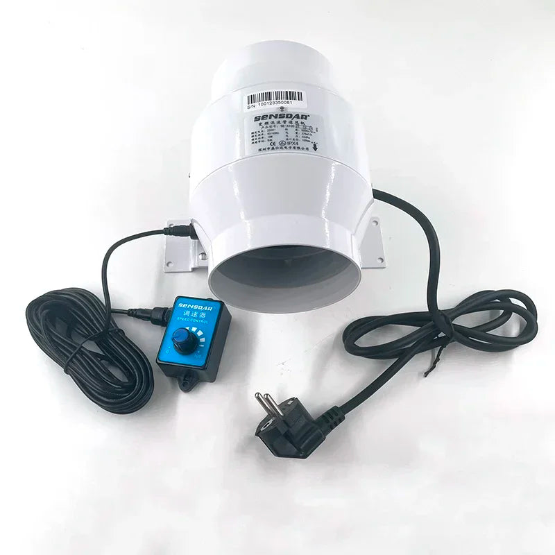 110V 220V 4 Inch Ventilation Fan Blower Fan Exhaust Duct Fan Air Venti