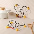 Kitchen Stove Insulation Rack, Mickey Kitchen Storage Rack, Bowl Rack, Pot Rack, Cutlery Rack, Multifunctional, Optional Styles