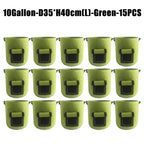 5/10Gallon Felt Plant Grow Bags Nonwoven Fabric Garden Potato Pot Greenhouse Vegetable Growing Bags Moisturizing Vertical Tools