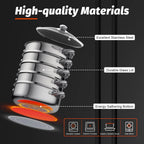 5 Tier Stainless Steel Steam Cooker Steamer Food Vegetable Pot Kitchen 26CM/28CM/30CM