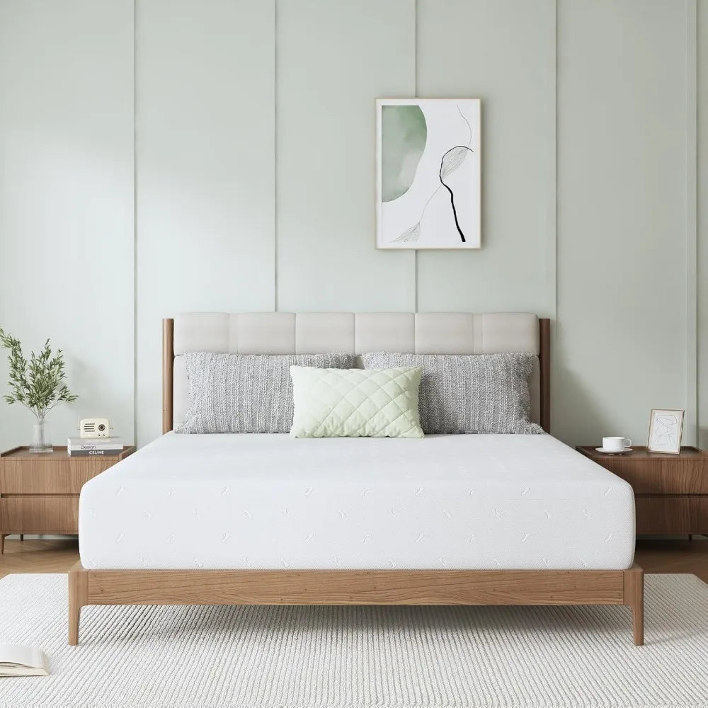 Comfort Memory Foam Mattress, 10 Inch Mattress with High-Density Support Foam for Pressure Relief & Contour Support Mattresses
