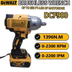 DEWALT DCF900 kit 1/2 inch brushless cordless high torque impact wrench, 1396N. M, power tool DEWALT 20V battery charger