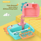 Kitchen Sink Toys Kitchen Toys for Kids with Tableware Accessories Vegetable Fruit Fishing Games for Toddlers Kids Kitchen Play