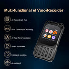 Vandlion V78 AI Voice Recorder Real-Time Translation Voice To Text Blue Tooth Connect Touchable Screen 79H Long Time Recorder