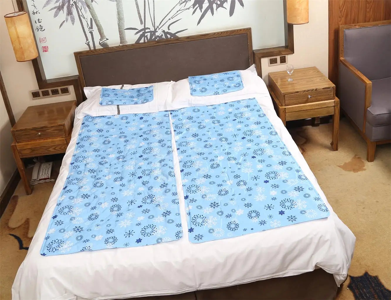 Soft ice mattress, multifunctional home cushion for student dormitories, no need to inject water, cool and reduce temperature
