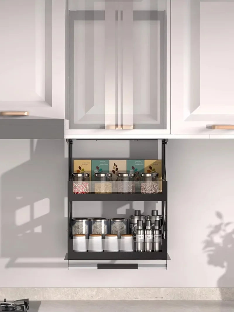 kitchen seasoning basket rack