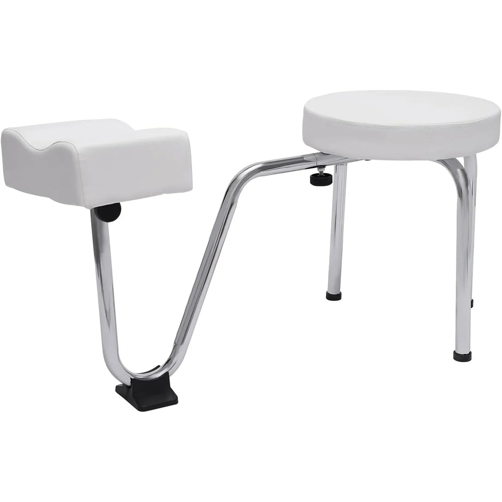 PU Leather Pedicure Foot Rest Comfortable Adjustable Leg Rest PVC Pad for Nail Tech Spa Beauty Salon Studio Equipment Supplies
