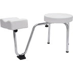 PU Leather Pedicure Foot Rest Comfortable Adjustable Leg Rest PVC Pad for Nail Tech Spa Beauty Salon Studio Equipment Supplies