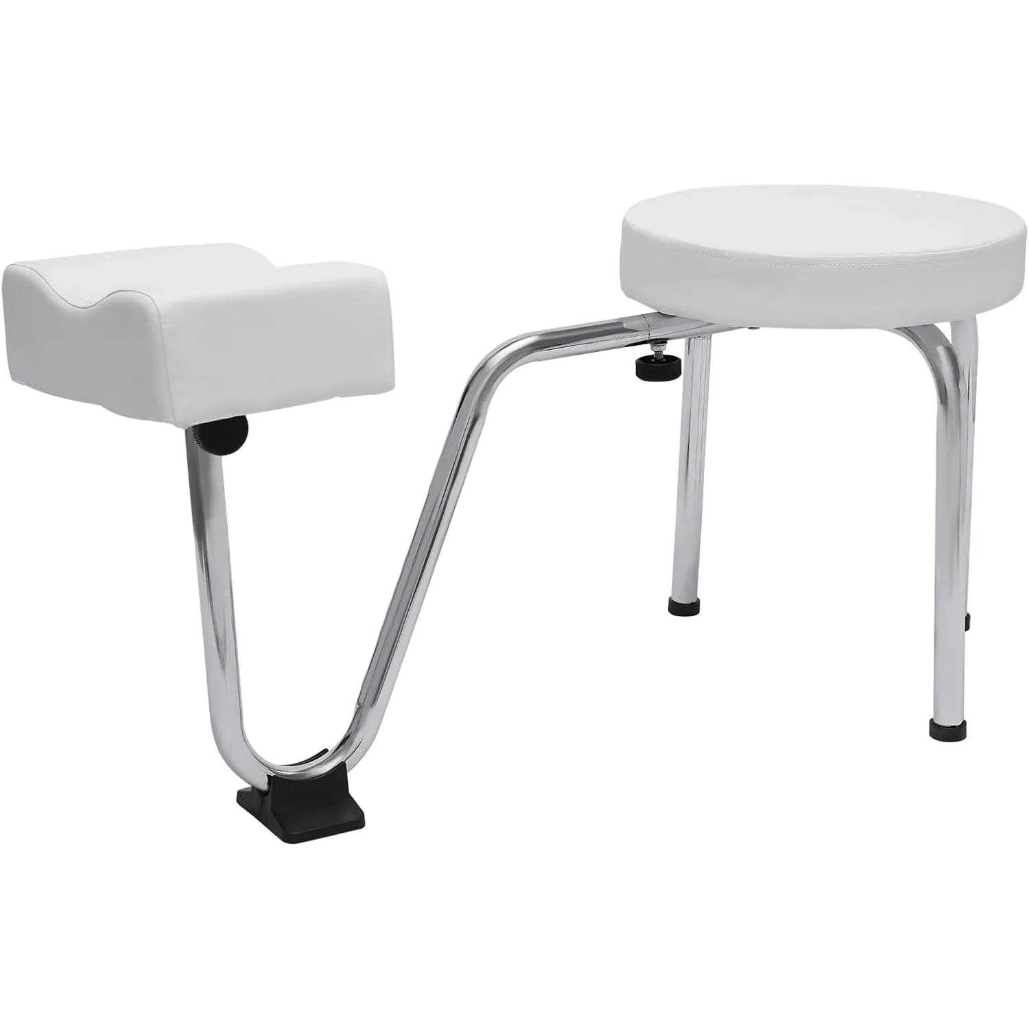 PU Leather Pedicure Foot Rest Comfortable Adjustable Leg Rest PVC Pad for Nail Tech Spa Beauty Salon Studio Equipment Supplies