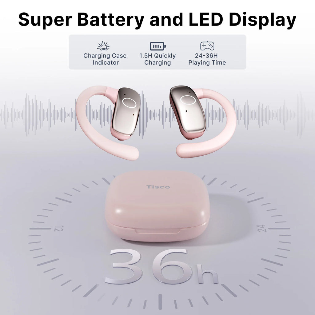 AI Language Translating Earbuds with 144 Languages Real Time Translator Earphone OWS Headphone Ear Buds for Business