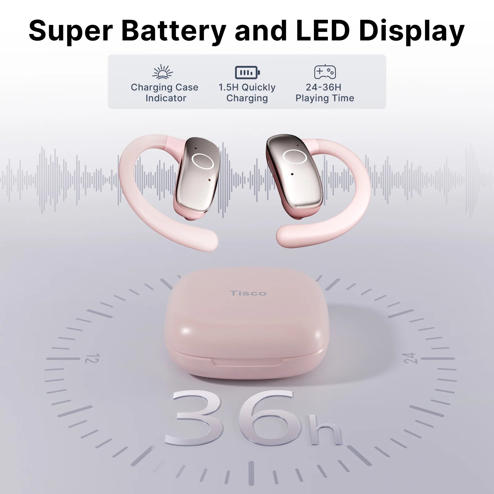 AI Language Translating Earbuds with 144 Languages Real Time Translator Earphone OWS Headphone Ear Buds for Business