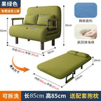 Modern folding sofa bed apartment small apartment simple single and double folding sofa with armrest